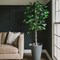 Artificial Trees for Home Decor Indoor - Fake Plants & Faux Plants Indoor - Fake Plants Tall Ficus Tree Artificial, Plants for Living Room Decor, Tall Fake Plants Indoor, Fake Tree Indoor - 5 Feet